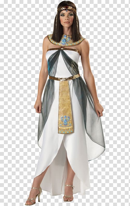Cleopatra Ancient Egypt Clothing Dress, Egypt transparent background PNG clipart