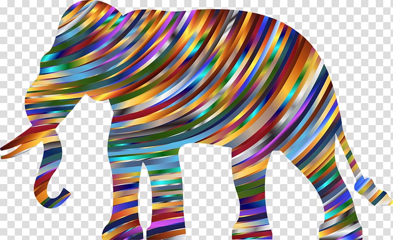 Psychedelia Display resolution , Elephant Rainbow decorative pattern transparent background PNG clipart