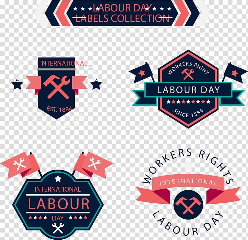 Logo International Workers\' Day Laborer May Day, Flag Day transparent background PNG clipart