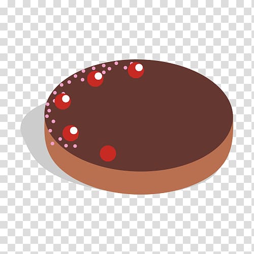 Circle Pattern, chocolate cake transparent background PNG clipart