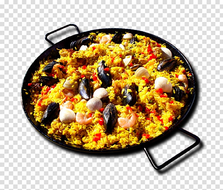 Paella Spanish Cuisine Glogster Portuguese cuisine, others transparent background PNG clipart