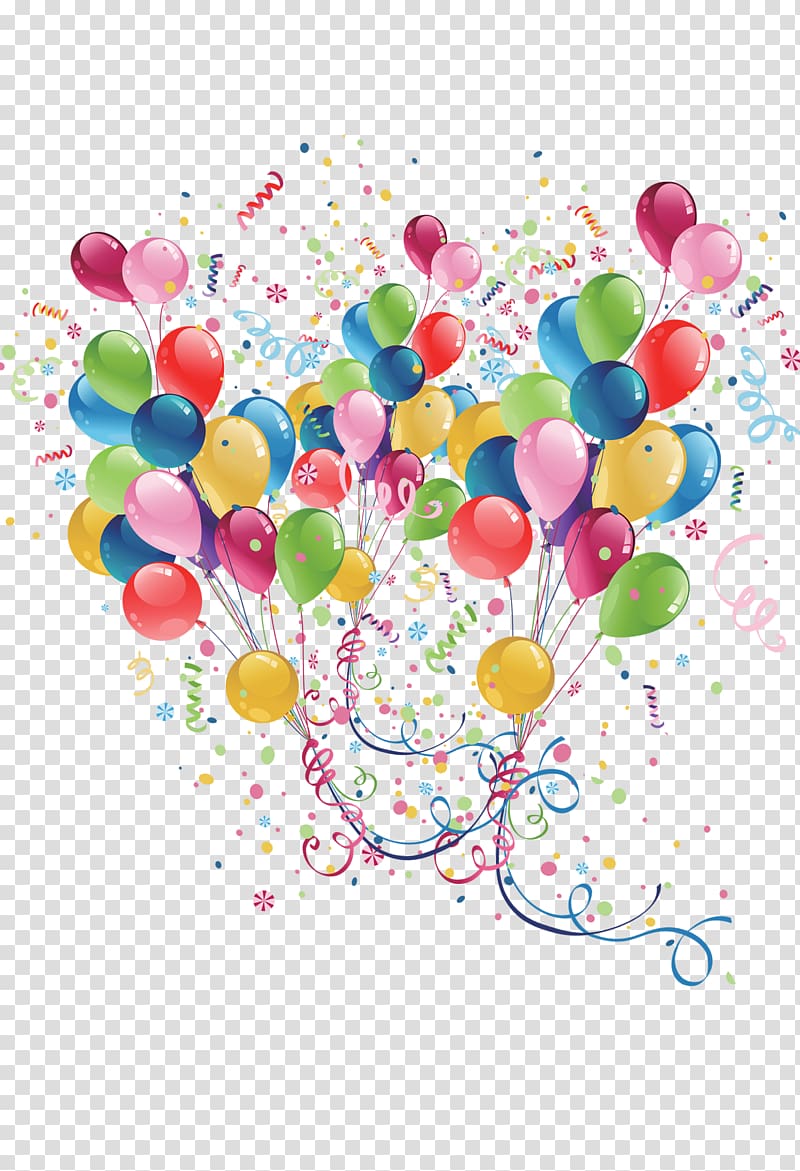 Balloons floating material transparent background PNG clipart | HiClipart