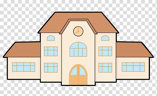 high school building clipart