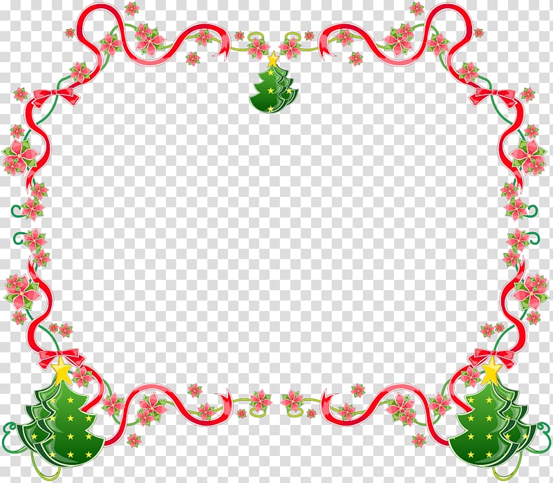 Christmas tree Candy cane , Lace Boarder transparent background PNG clipart