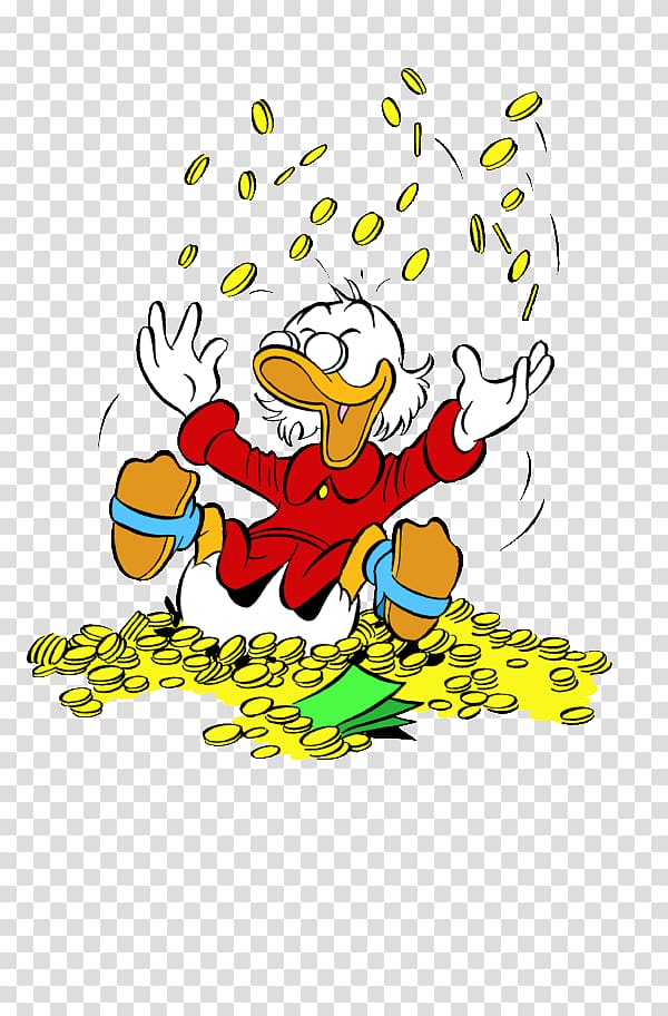 Scrooge McDuck Huey, Dewey and Louie Uncle Scrooge, others transparent background PNG clipart