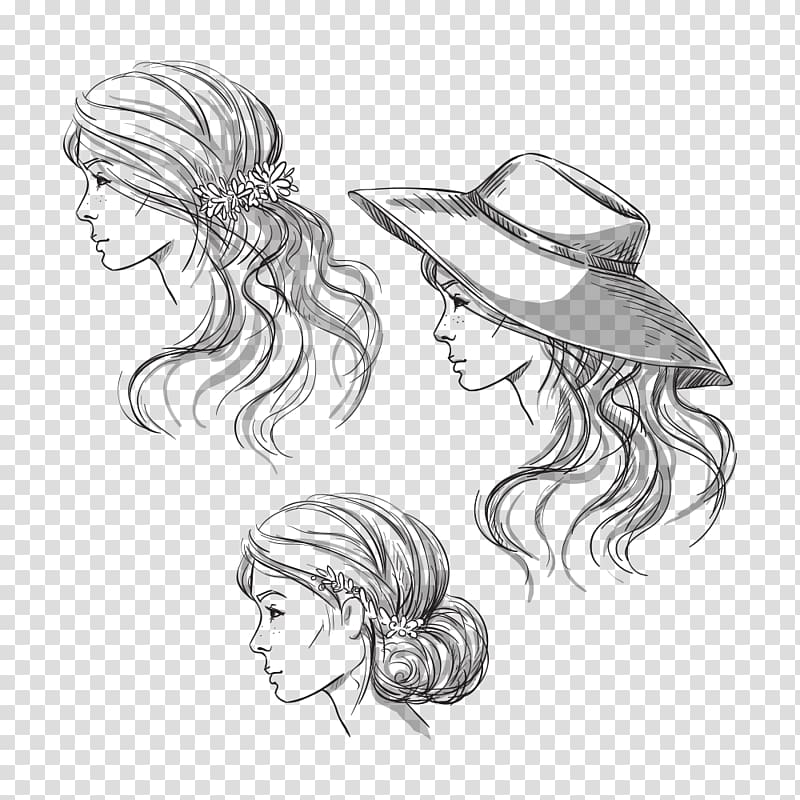 Hat Drawing Sketch, Hat beauty transparent background PNG clipart