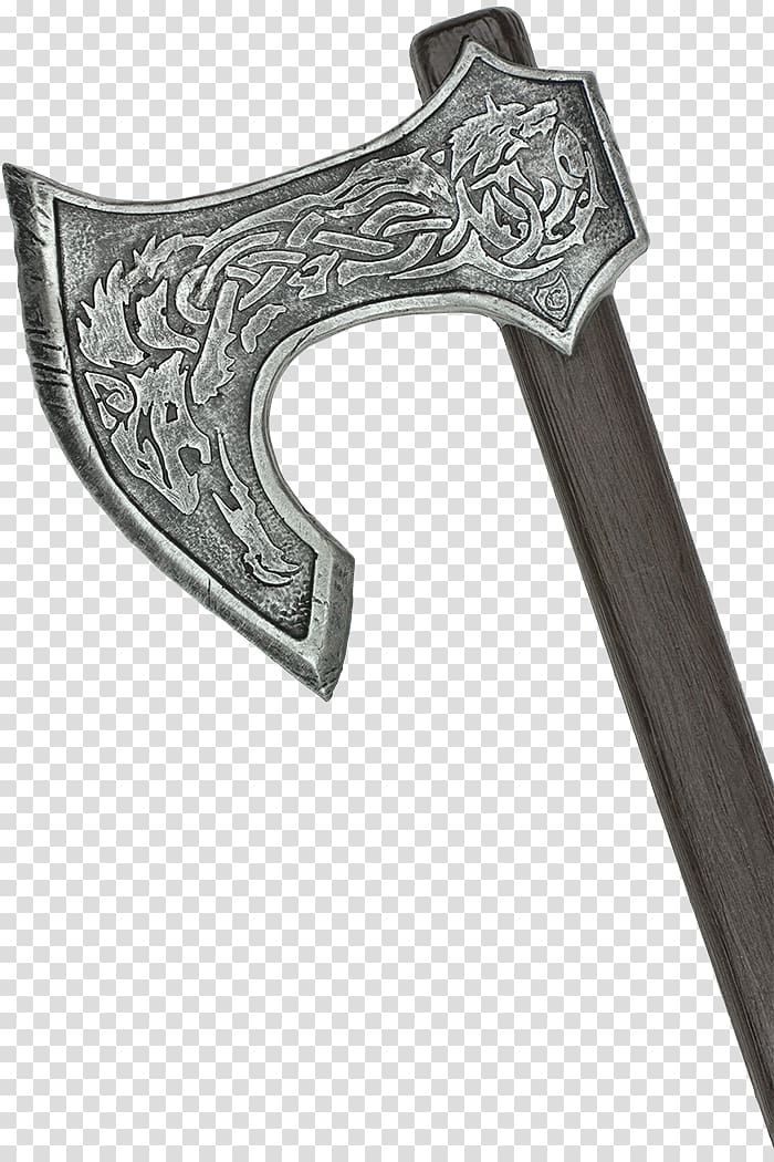 Hatchet larp axe Weapon Calimacil, Axe transparent background PNG clipart