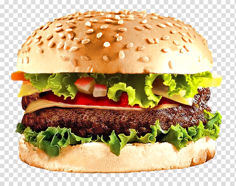 Burger and sandwich transparent background PNG clipart