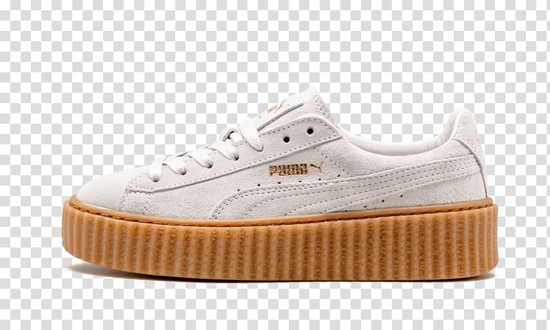 Sports shoes Brothel creeper Puma Nike, oatmeal white creepers transparent background PNG clipart