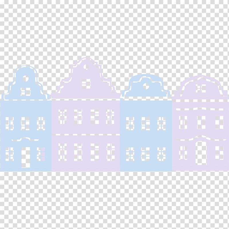 White Pattern, England Silhouette roadside buildings transparent background PNG clipart