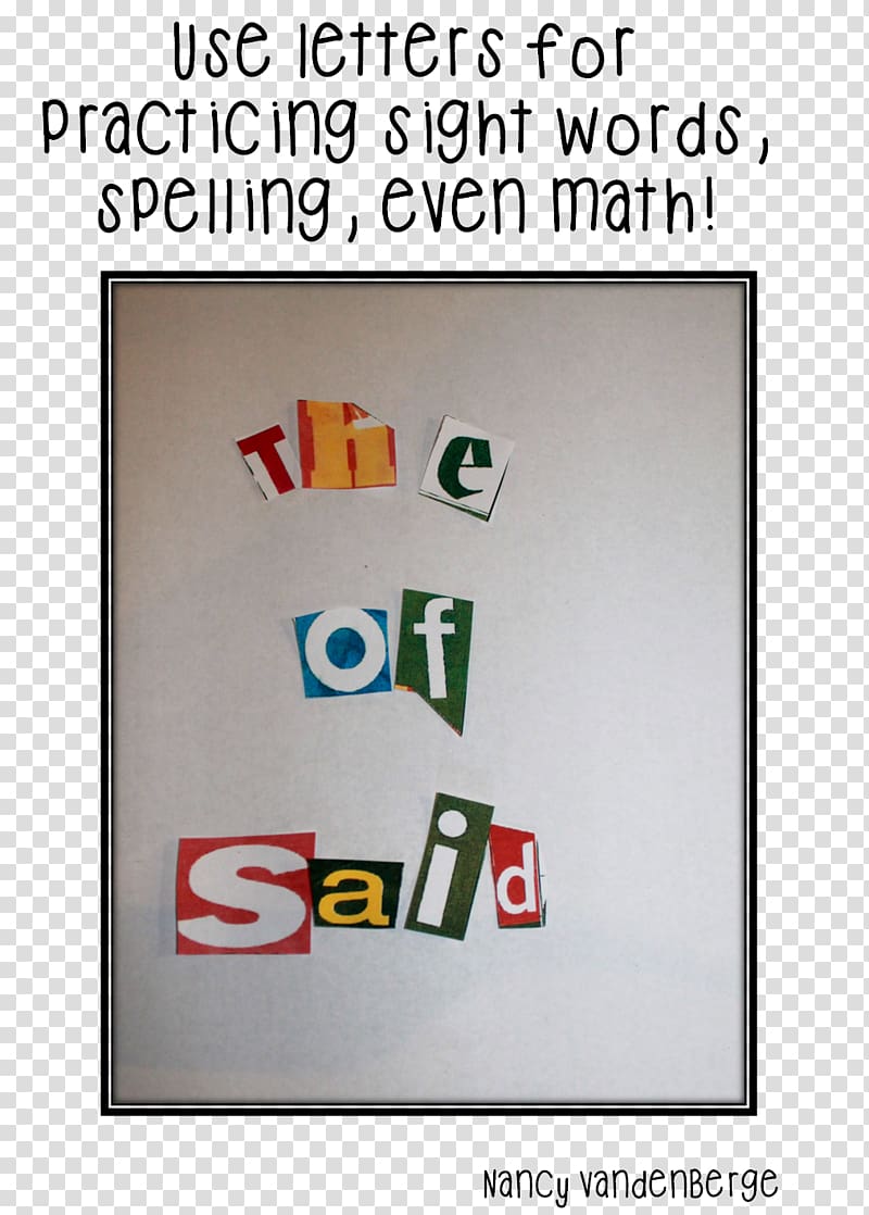 Spelling letters