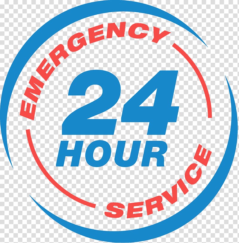 Free Vector | 24 hour service banner with clock design