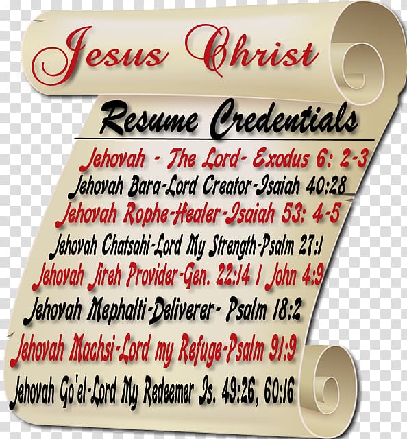 Jehovah-jireh God Résumé Text, sing praises unto the lord transparent background PNG clipart