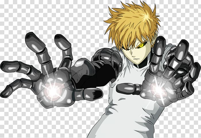 One Punch Man Desktop Genos Saitama Cyborg, one punch man transparent background PNG clipart