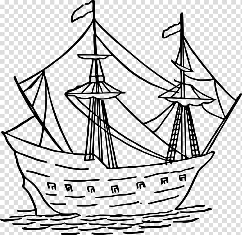 Caravel Ship Drawing , boat transparent background PNG clipart