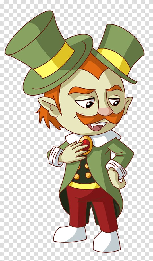 Illustration Leprechaun Food Headgear, overbearing transparent background PNG clipart