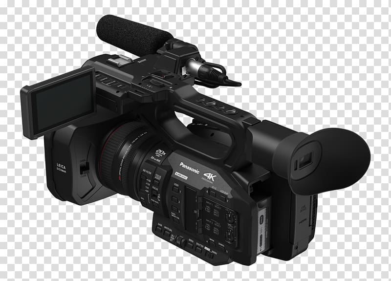 Panasonic AG-UX180 Lumix Panasonic AG-UX90 4K resolution Camcorder, Camera transparent background PNG clipart