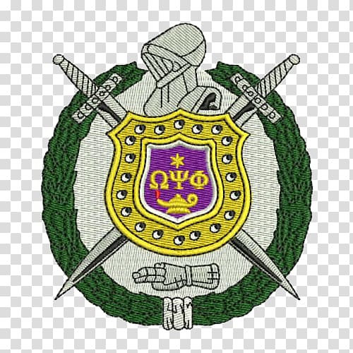 Omega Psi Phi Fraternity Howard University Organization Embroidery, others transparent background PNG clipart