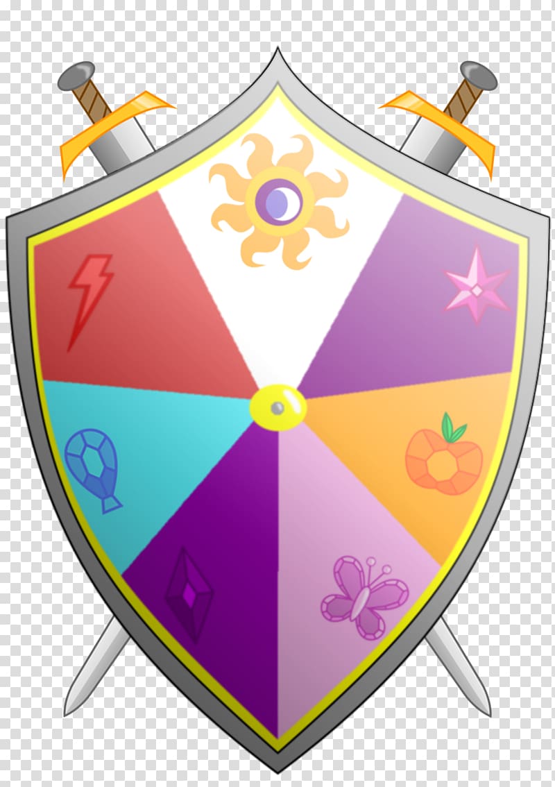 Pinkie Pie Rarity Shield Coat of arms , shield mark transparent background PNG clipart