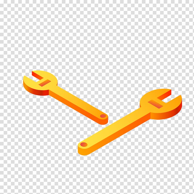 Computer Installation Software, Golden wrench repair transparent background PNG clipart