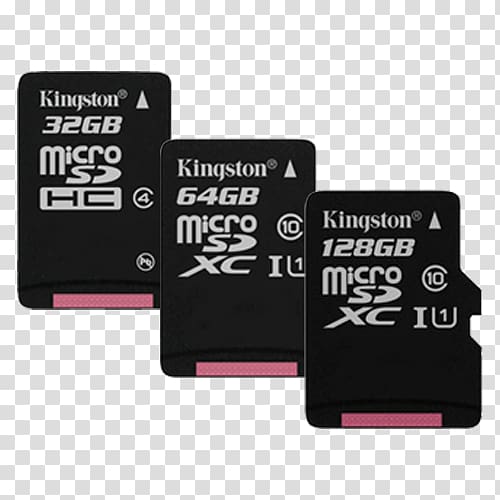 Flash Memory Cards MicroSD Secure Digital Kingston Technology, micro sd transparent background PNG clipart
