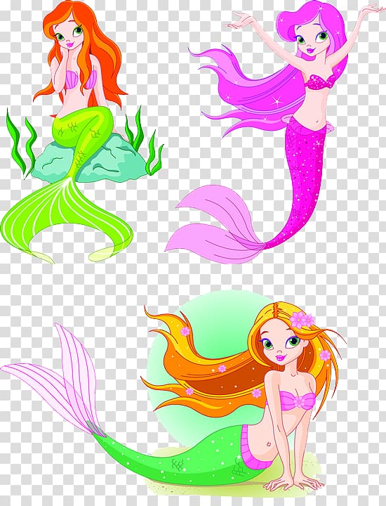 Mermaid , Cute mermaid transparent background PNG clipart