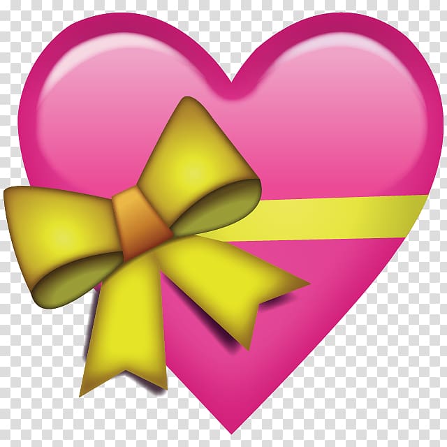 Emoji Heart Love , coloured ribbon transparent background PNG clipart