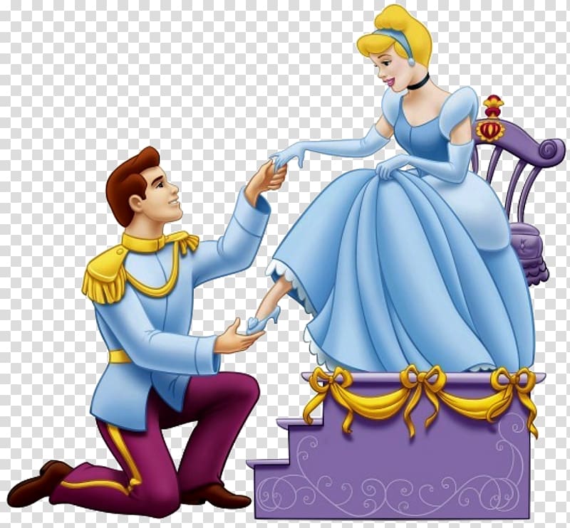Disney Cinderella and Prince Charming illustration, Prince Charming Cinderella Slipper Stepmother Disney Princess, cindrella transparent background PNG clipart