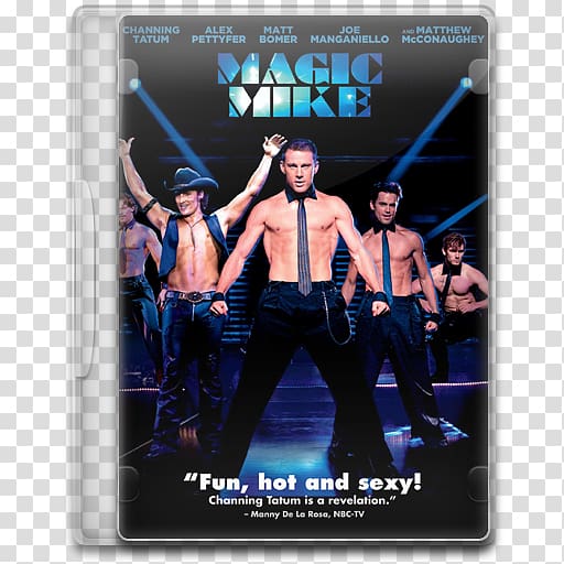 poster action figure film, Magic Mike transparent background PNG clipart