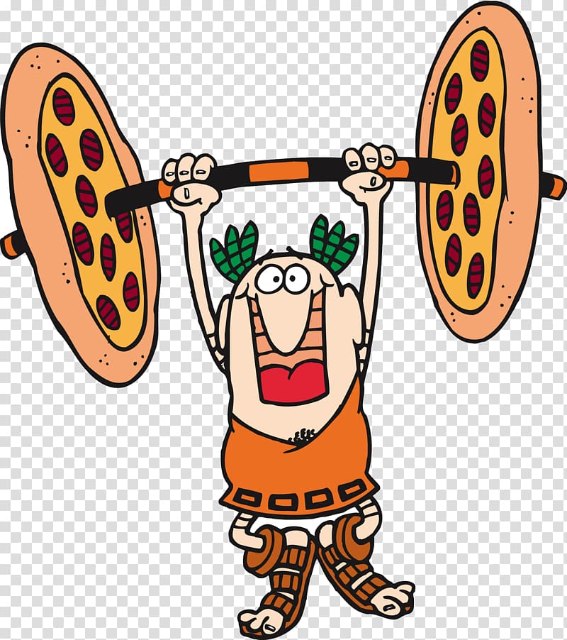 Chicago-style pizza Little Caesars Food , mascot transparent background PNG clipart