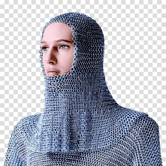 Mail coif Knight Armour, Knight transparent background PNG clipart