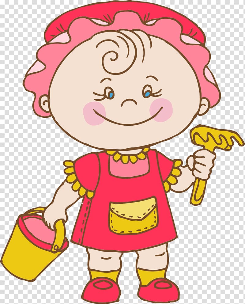 Cartoon Infant Drawing, baby girl transparent background PNG clipart