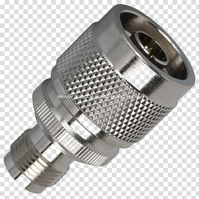 TNC connector Adapter N connector Electrical connector BNC connector, cable plug transparent background PNG clipart