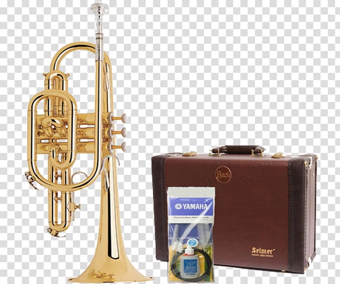 Saxhorn Cornet Trumpet Flugelhorn Bugle, Trumpet transparent background PNG clipart