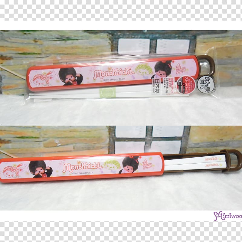 Monchhichi Sekiguchi Doll Plastic Car, wooden chopsticks transparent background PNG clipart