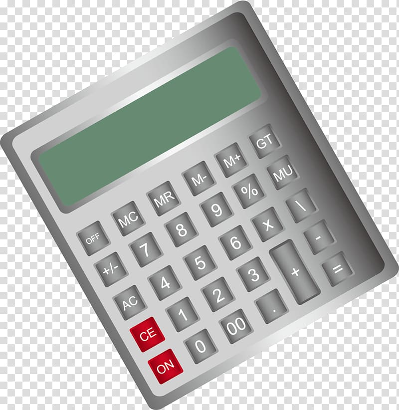 Calculator Calculation, Gray Calculator Calculates Elements transparent background PNG clipart