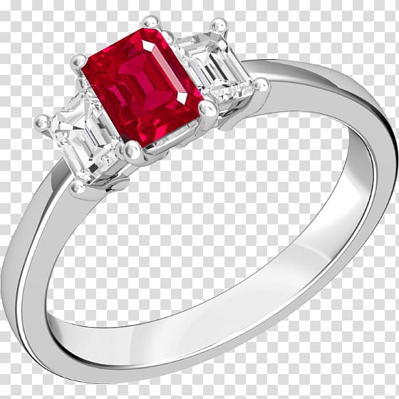 Ruby Engagement ring Gold Wedding ring, gold diamond ring transparent background PNG clipart
