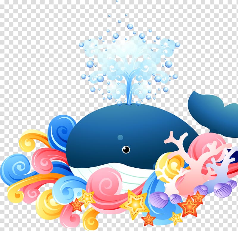 Whale Euclidean , Dolphin fountain transparent background PNG clipart