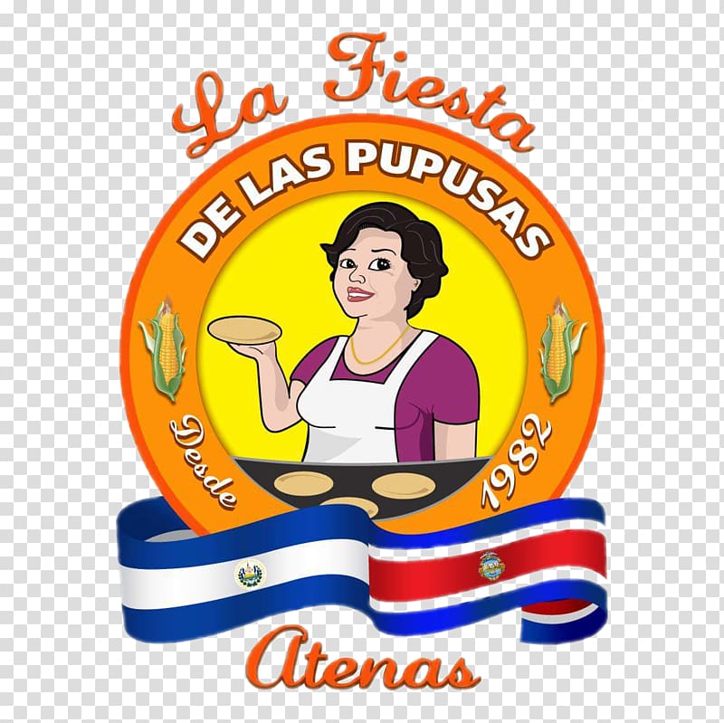 La Fiesta de las Pupusas Restaurant Loroco Logo, hamburguesa transparent background PNG clipart