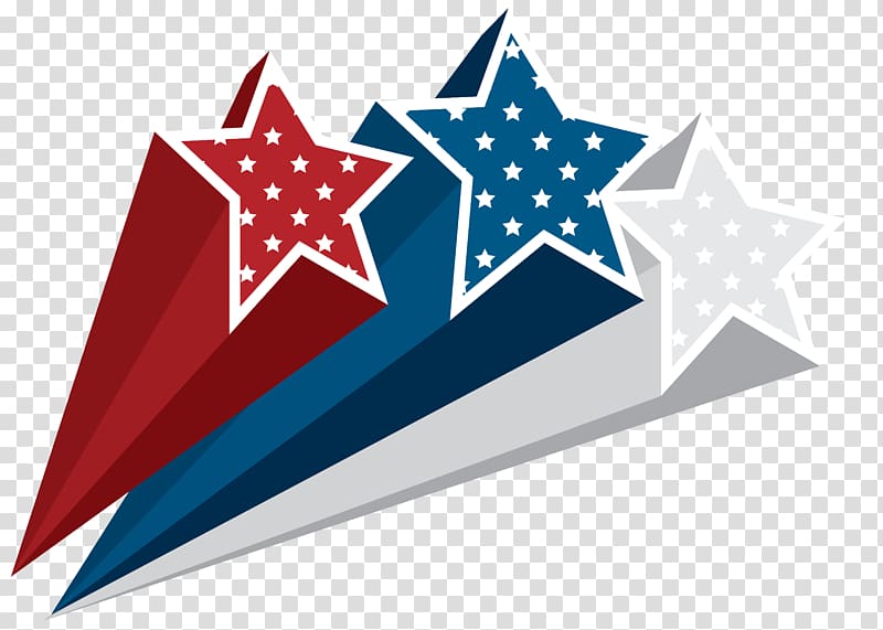 Flag of the United States Independence Day , red star transparent background PNG clipart