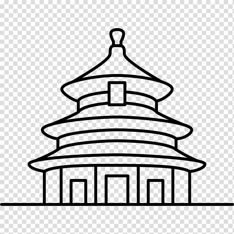 Temple of Heaven Great Wall of China Chinese pagoda Drawing, heaven transparent background PNG clipart