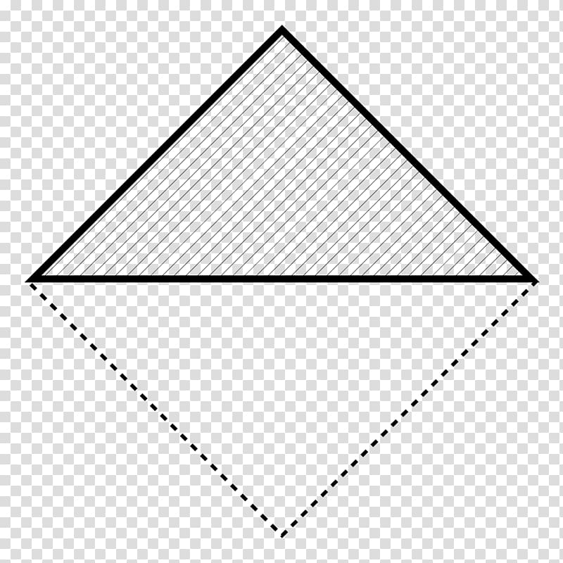 Triangle Area Rectangle Point, the trend of folding transparent background PNG clipart