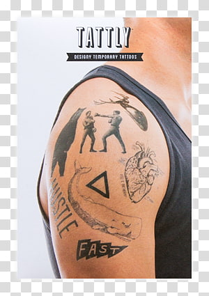 Tattly Abziehtattoo Tattoo artist Ink, Boardwalks Sonny Alven Remix transparent background PNG clipart thumbnail