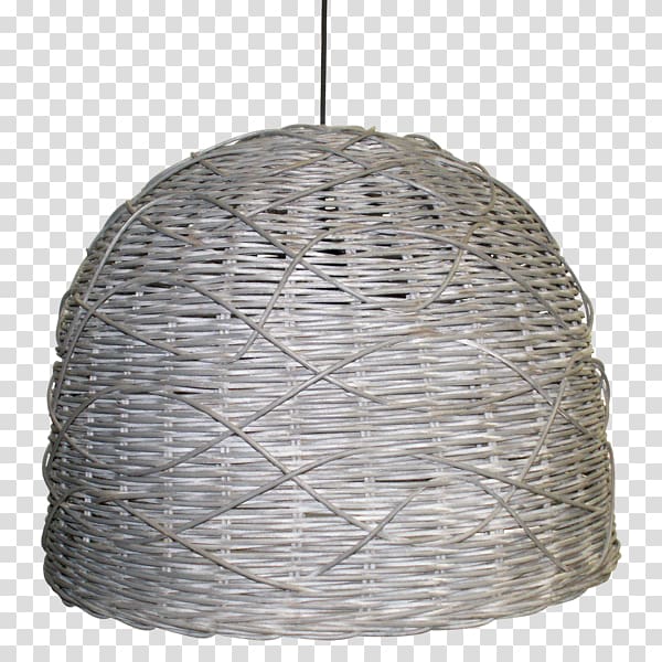 Pendant light Lamp Shades Light fixture Silver, hanging rattan transparent background PNG clipart
