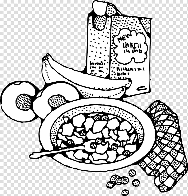 Breakfast cereal Pancake Full breakfast Ready-to-Use Food and Drink Spot Illustrations, banana transparent background PNG clipart