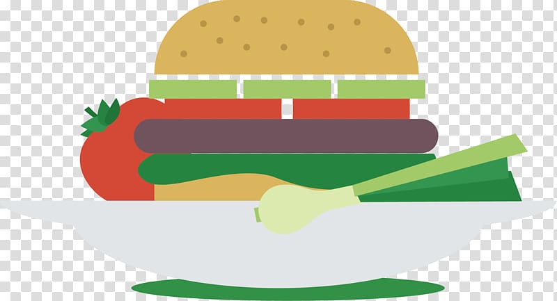 Hamburger Cartoon, Burger transparent background PNG clipart