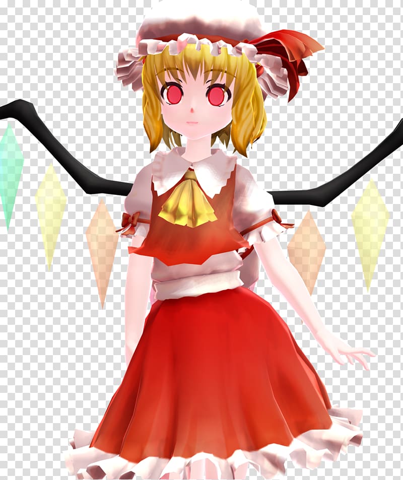 MikuMikuDance Touhou Project Youmu Konpaku Figurine, Scarlet Witch transparent background PNG clipart