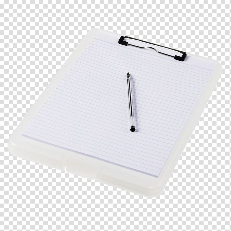 white ruled paper and ballpoint pen, Clipboard and Pen transparent background PNG clipart
