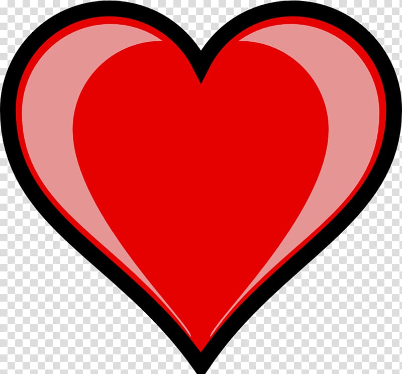 heart illustration, Heart Front transparent background PNG clipart