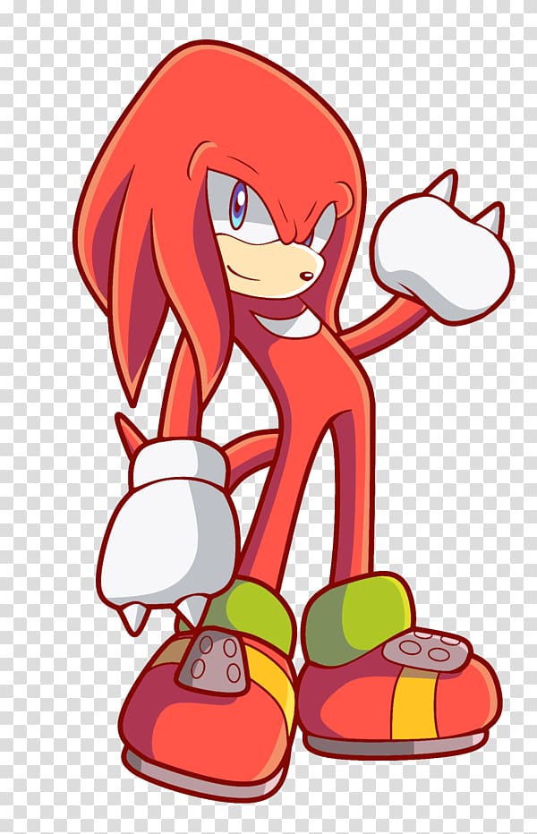Sonic & Knuckles Knuckles the Echidna Sonic Adventure Sonic the Hedgehog 2 Tikal, red fist transparent background PNG clipart